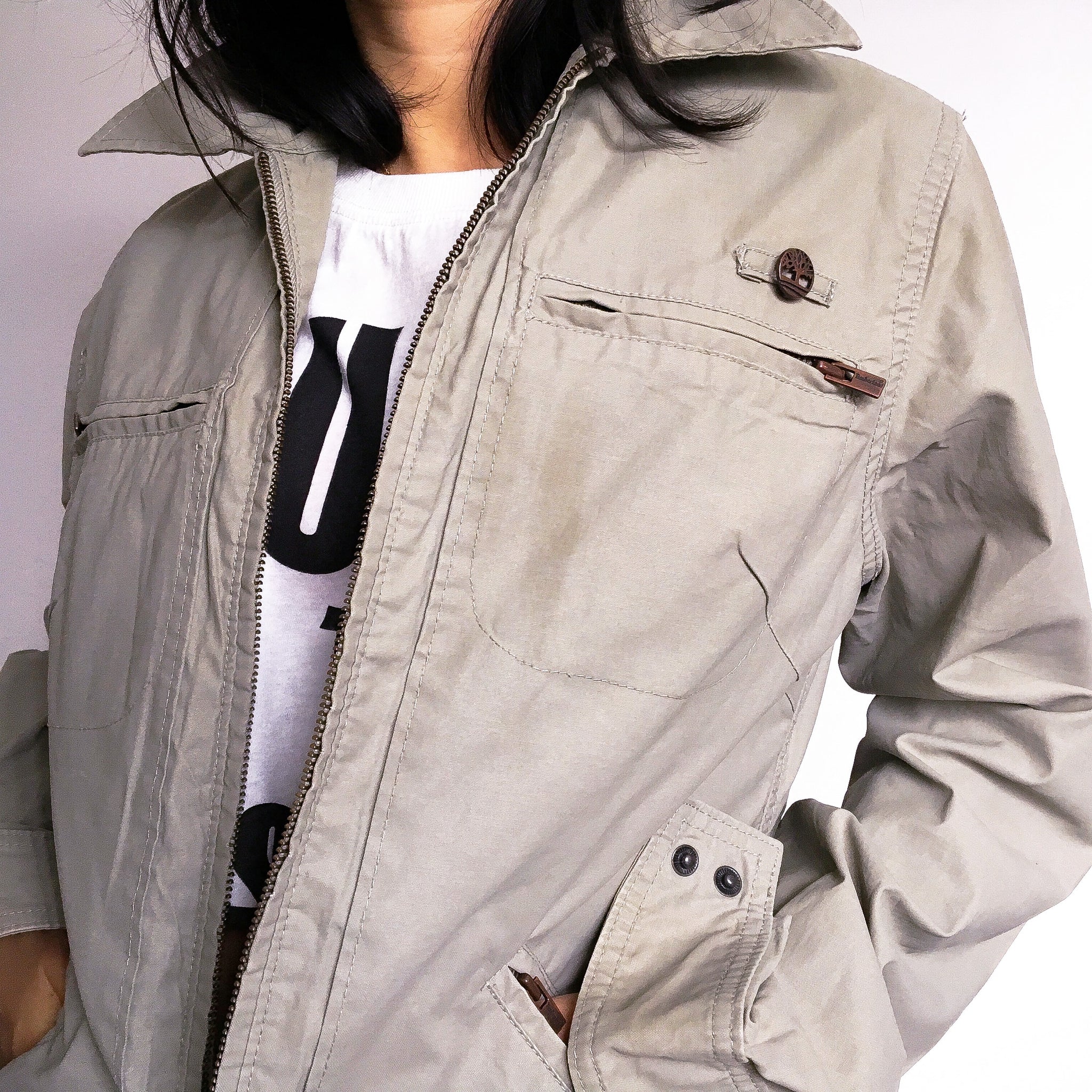 90s Y2k 2000s VINTAGE TIMBERLAND JACKET LIGHTWEIGHT