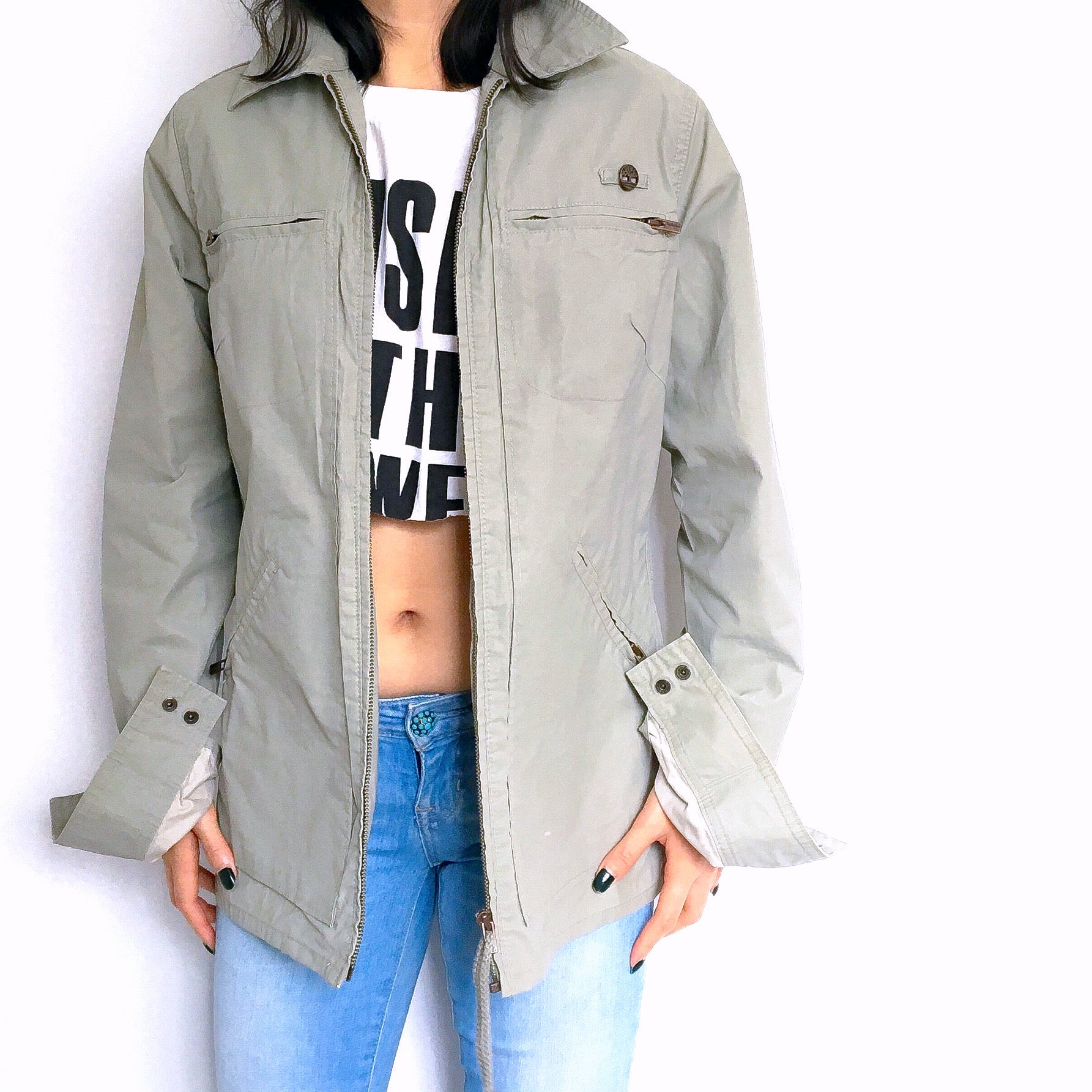 90s Y2k 2000s VINTAGE TIMBERLAND JACKET LIGHTWEIGHT