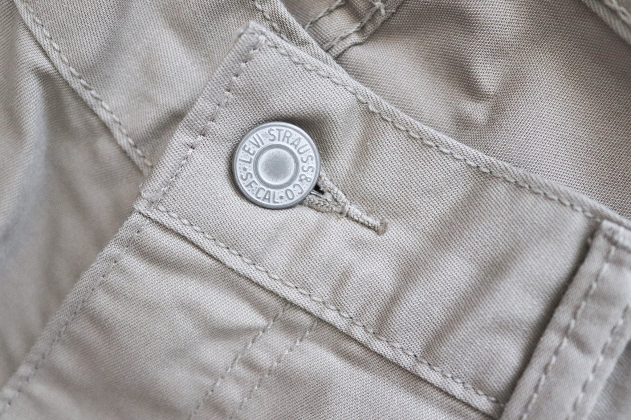 VINTAGE MEN CHINO CARGO 751  BROWN  PANTS TROUSERS