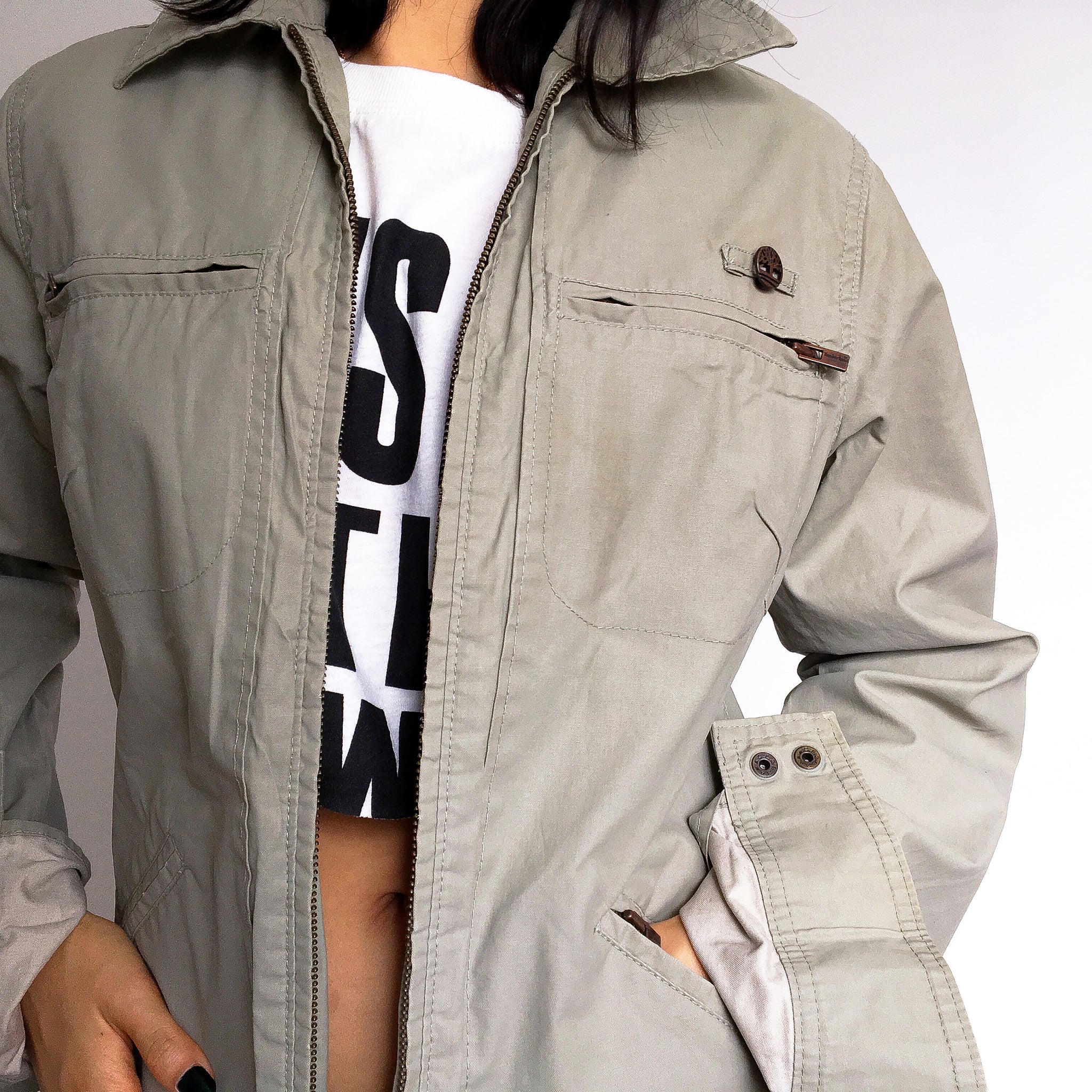 90s Y2k 2000s VINTAGE TIMBERLAND JACKET LIGHTWEIGHT