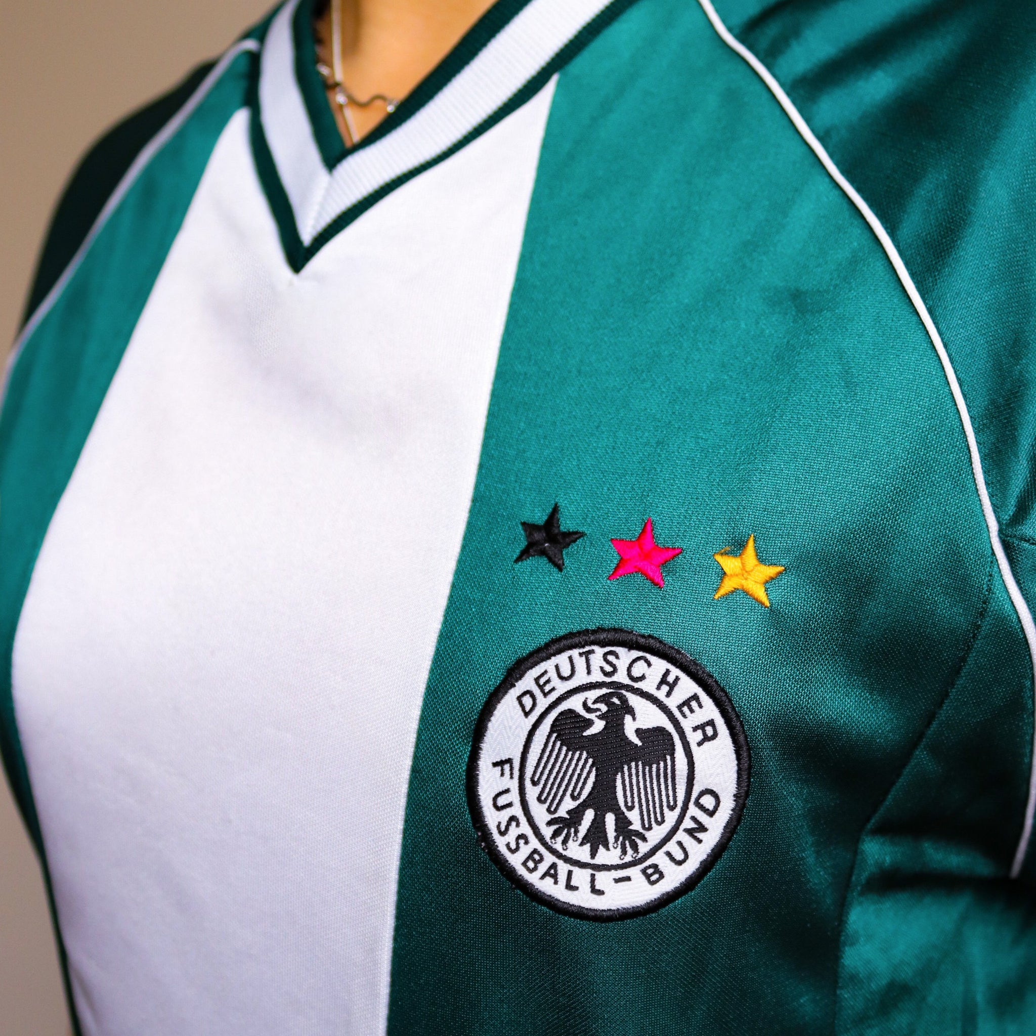90s VINTAGE DEUTSCHER FUSSBALL-BUND GERMANY FOOTBALL TEAM TEE T SHIRT TOP