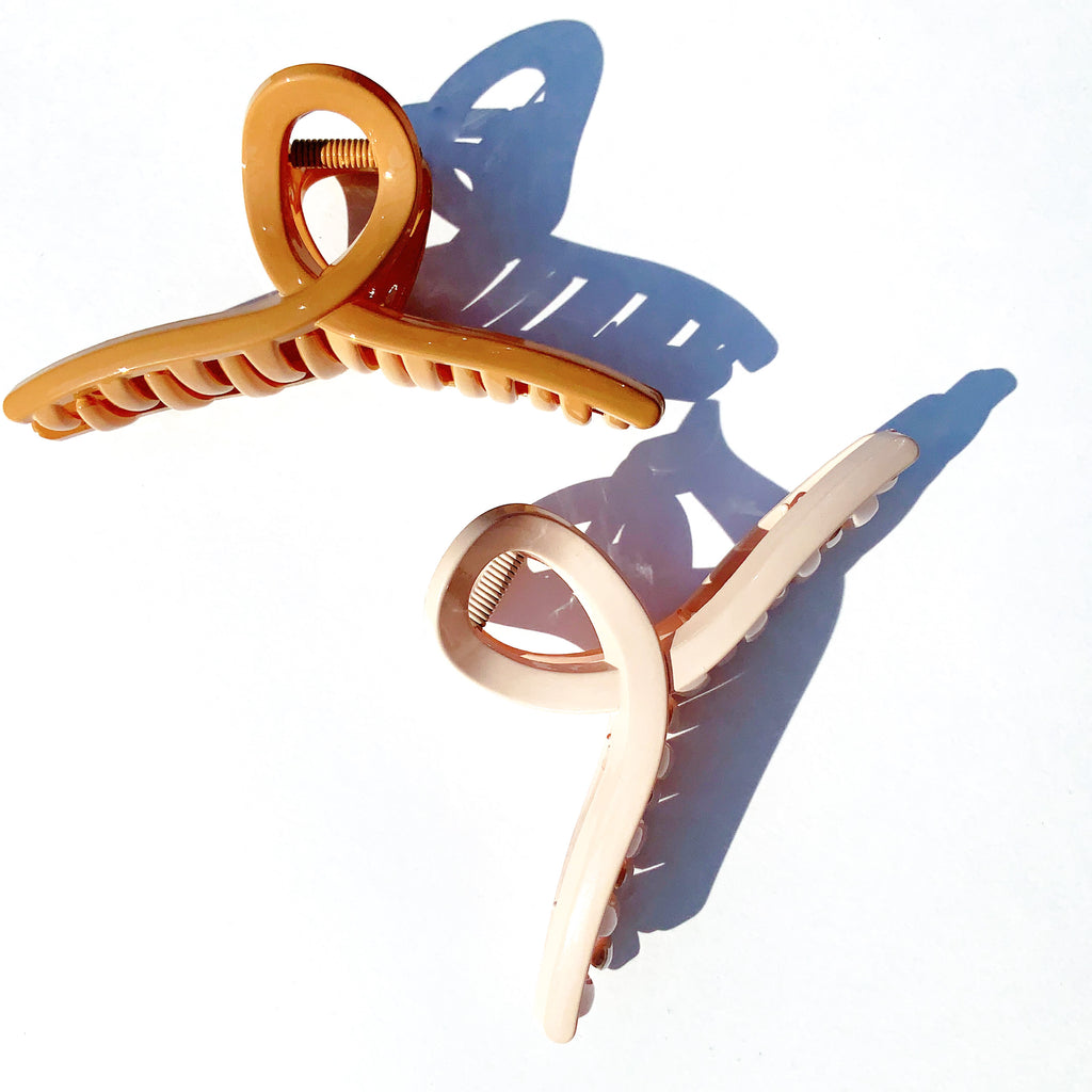 LONG LOOP HAIR CLAW CLIPS