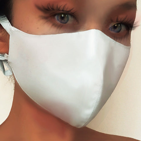 NAVY BASIC COTTON 3 LAYERS WITH FILTER POCKET NON MEDICAL TAILOR MADE FACE MASK FOR KID TEEN WOMEN LADIES MEN