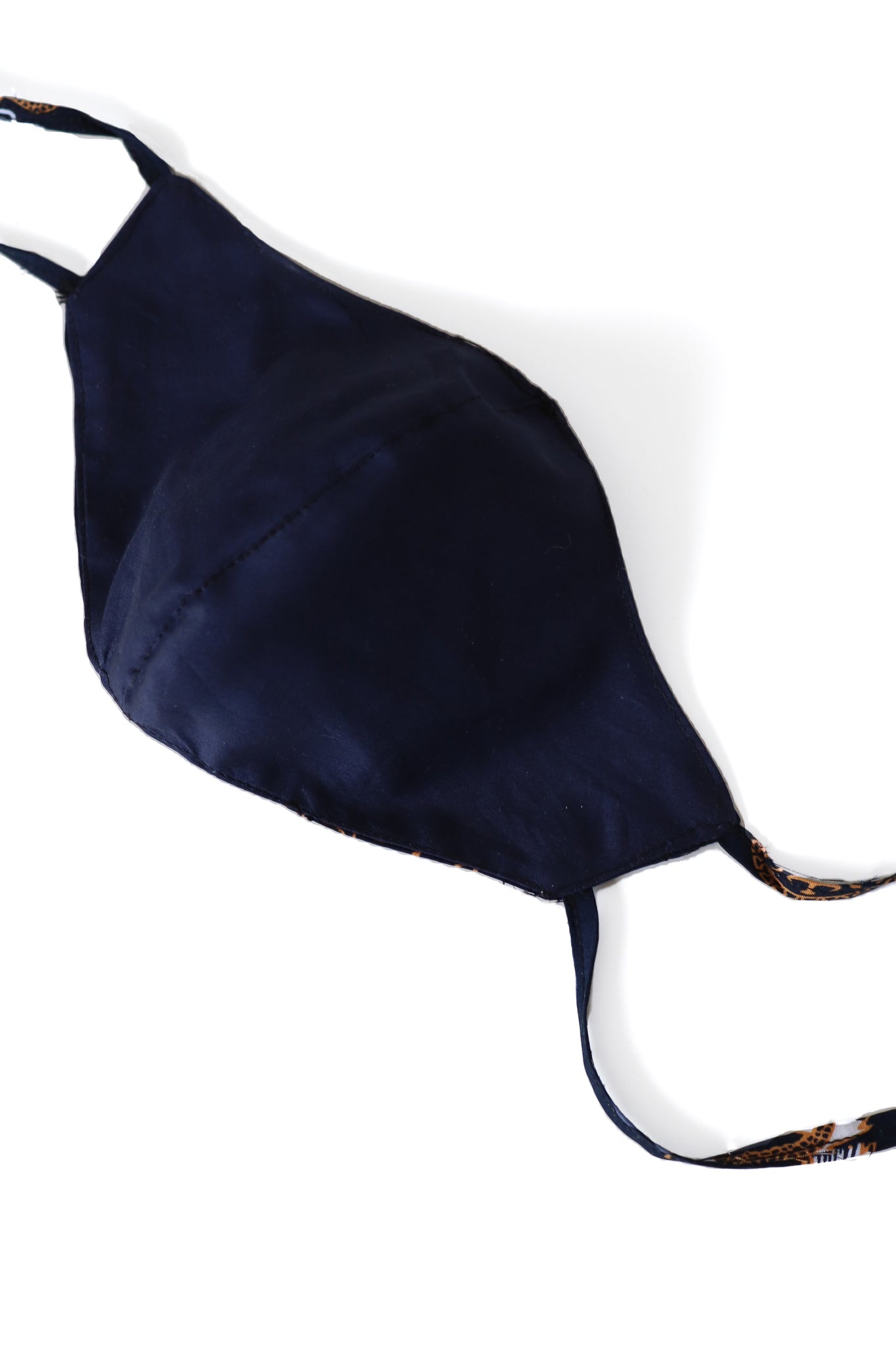 REVERSIBLE NAVY DRAGON  COTTON 2 LAYERS WITHOUT FILTER POCKET NON MEDICAL TAILOR MADE FACE MASK FOR KID TEEN WOMEN LADIES MEN
