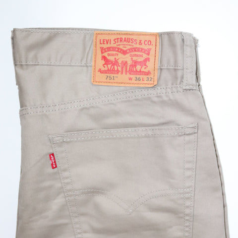 VINTAGE MEN CHINO CARGO 751  BROWN  PANTS TROUSERS