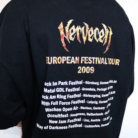 MEN UNISEX BLACK FIRE FESTIVAL TOUR 2009 TEE QUALITY COTTON