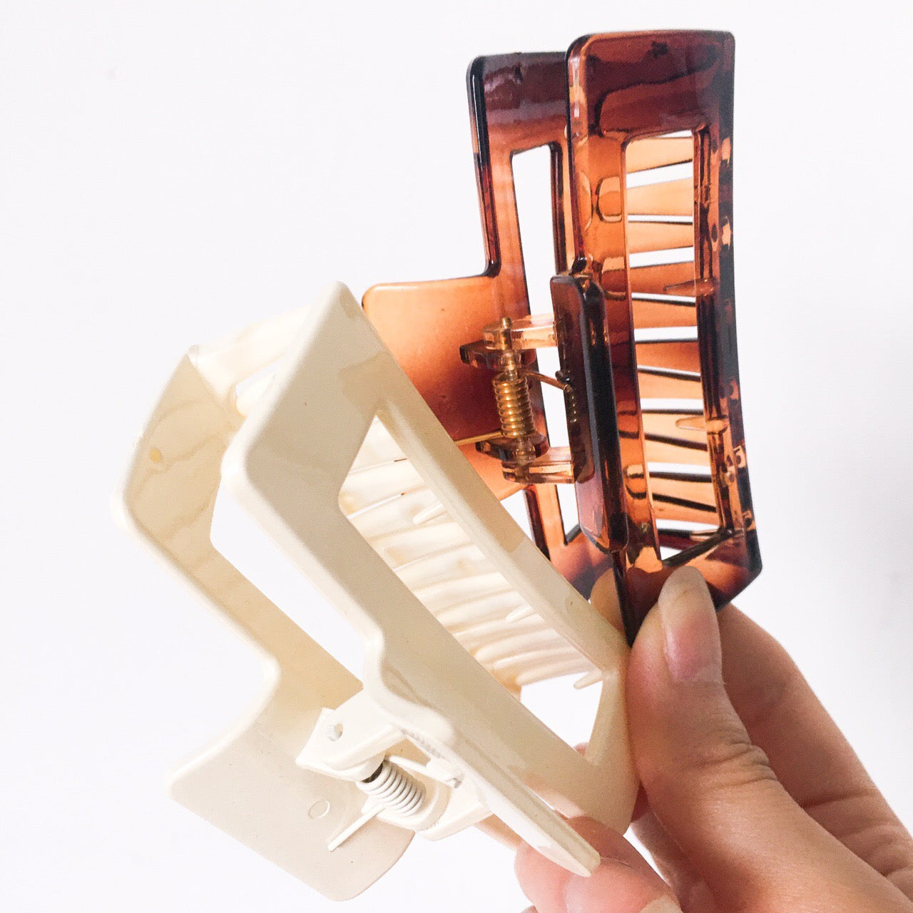 LONG RECTANGULAR  HAIR CLAW CLIPS