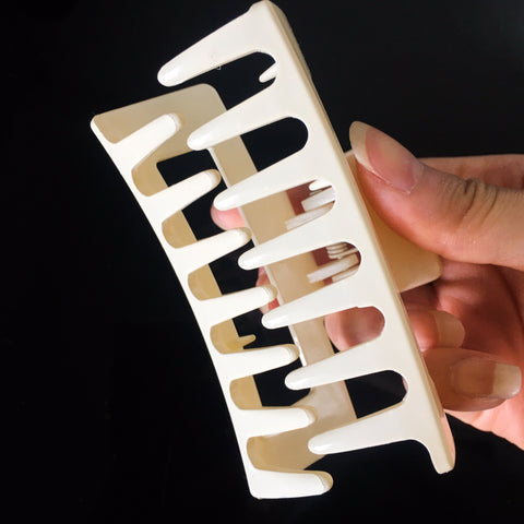 LONG RECTANGULAR  HAIR CLAW CLIPS
