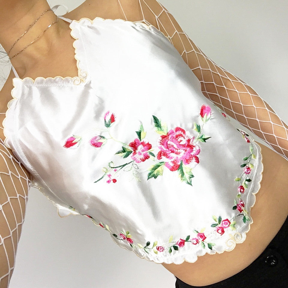 FLORAL SILKY TOP