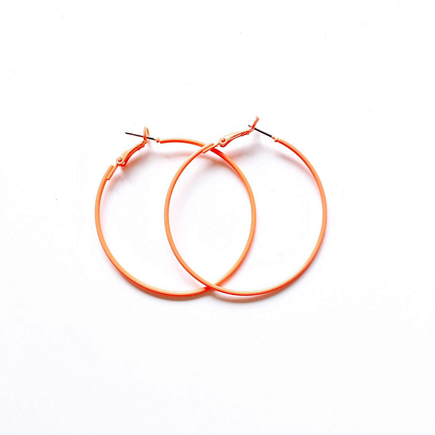 NEON HOOP EARRINGS
