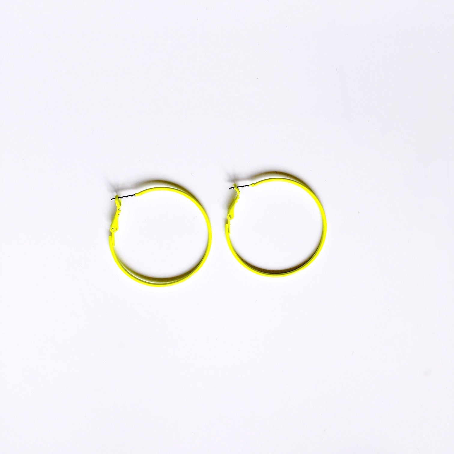 NEON HOOP EARRINGS