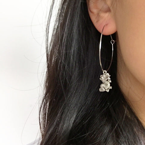 DRAGON HOOP EARRINGS