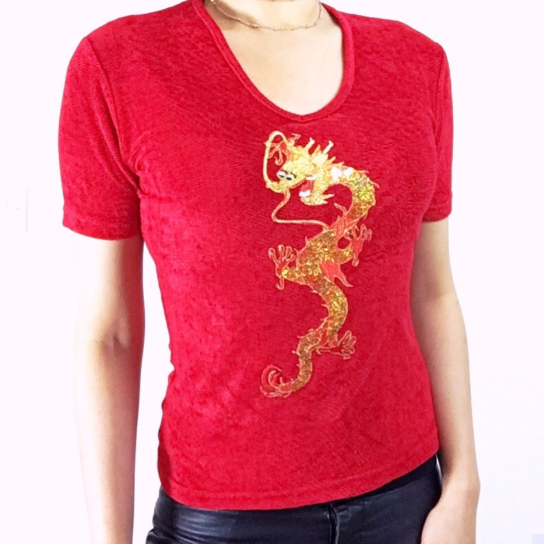 RED DRAGON TEE TOP
