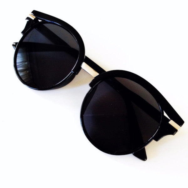 CUT OUT CATEYE RETRO SUNGLASSES
