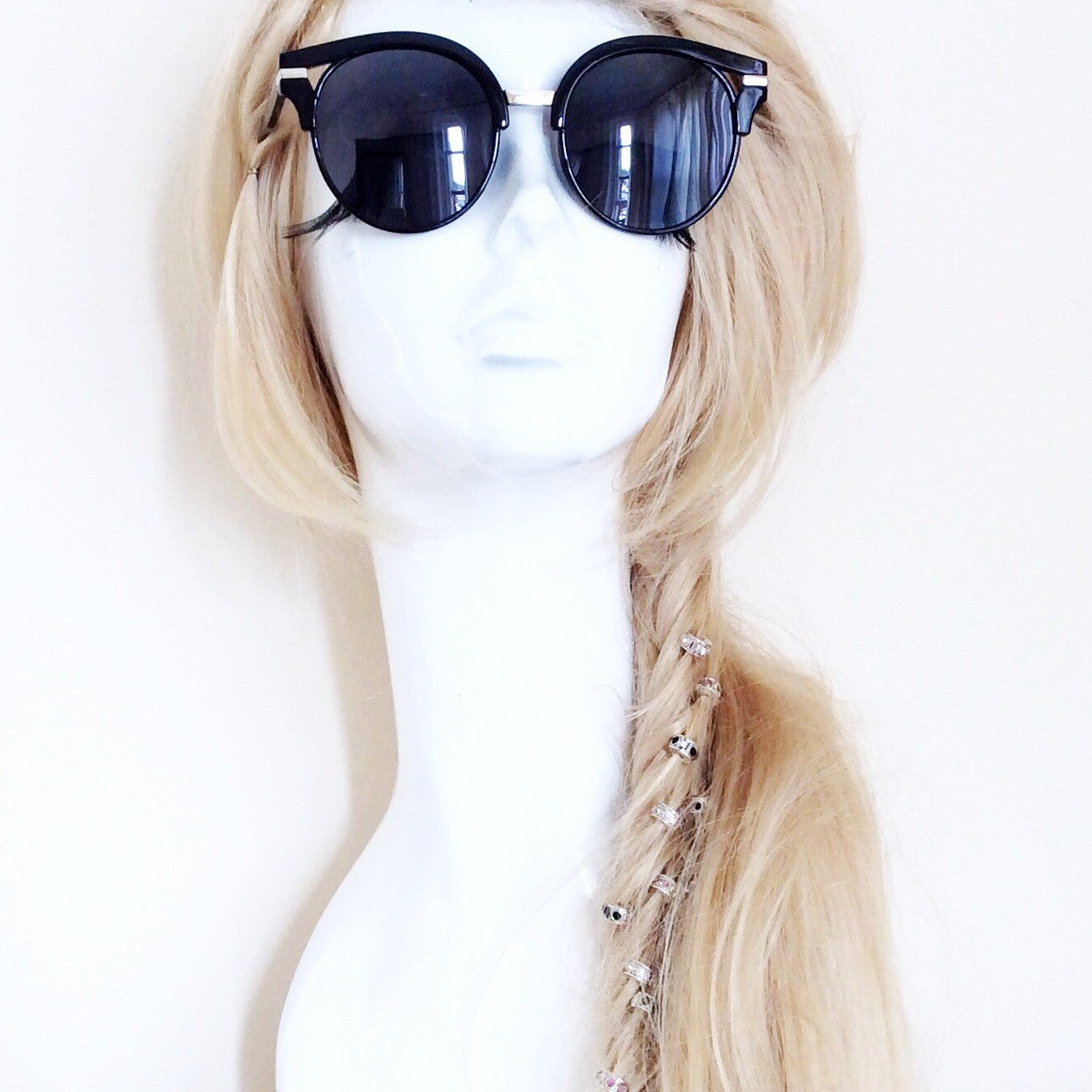 CUT OUT CATEYE RETRO SUNGLASSES