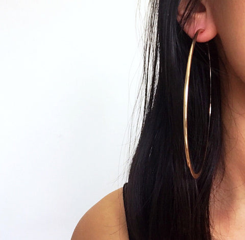 LARGE HOOP EARRINGS