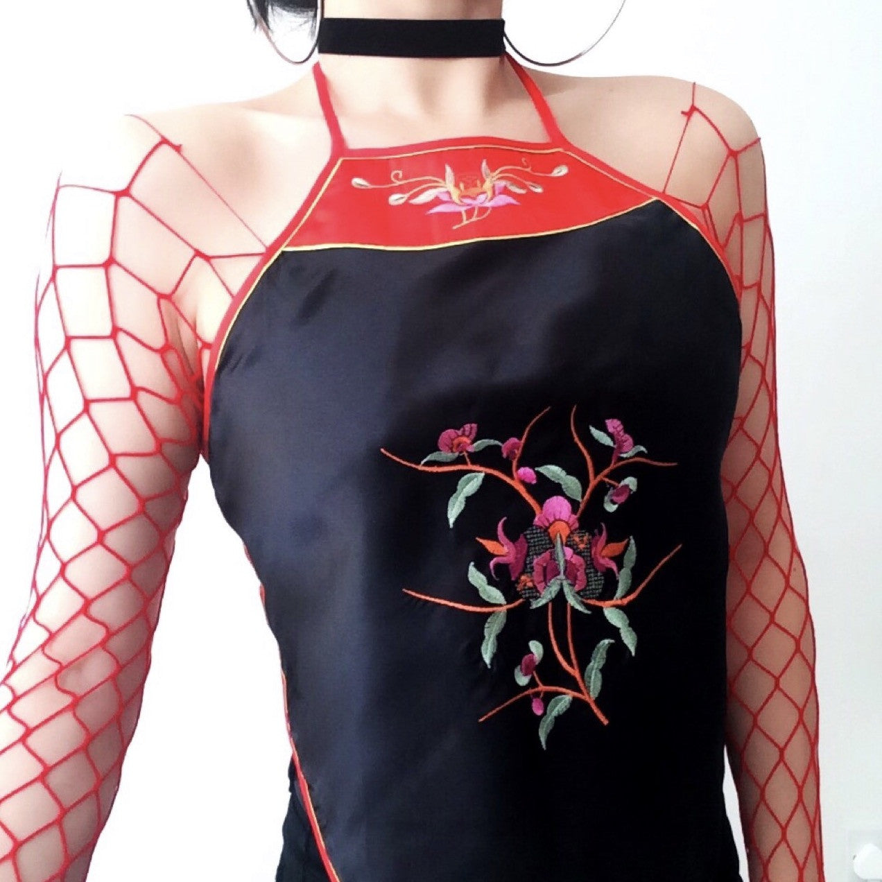 FLORAL SILKY TOP