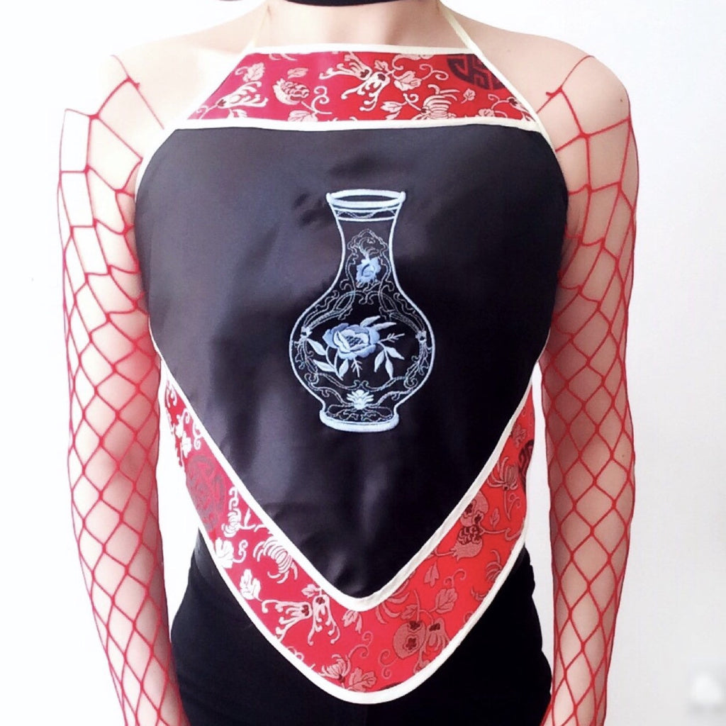 ORIENTAL VASE SILKY TOP