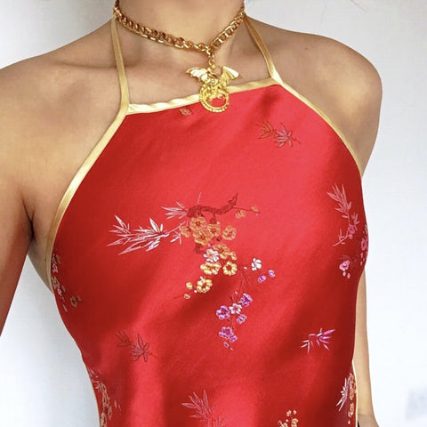 FLORAL SILKY TOP