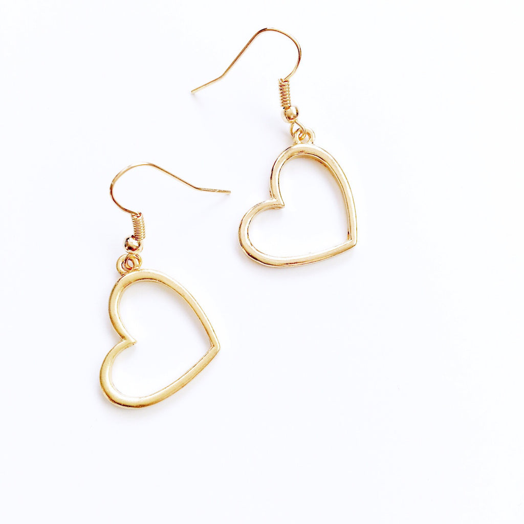 HEART PENDANT EARRINGS