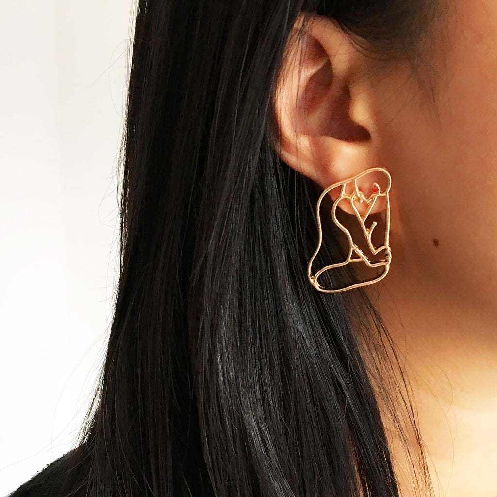 BODY ABSTRACT EARRINGS