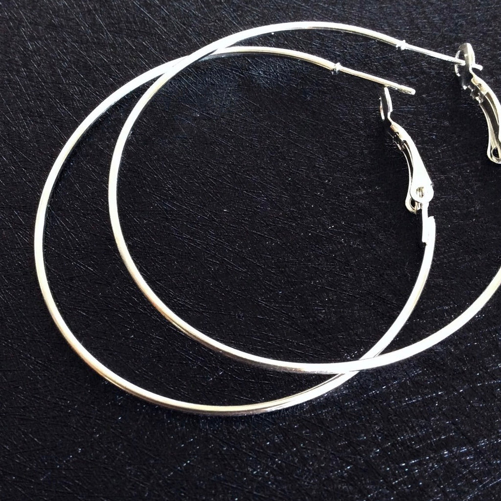 THIN HOOP EARRINGS