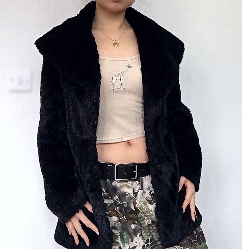 GIRAFFE CROP CAMI VEST TOP