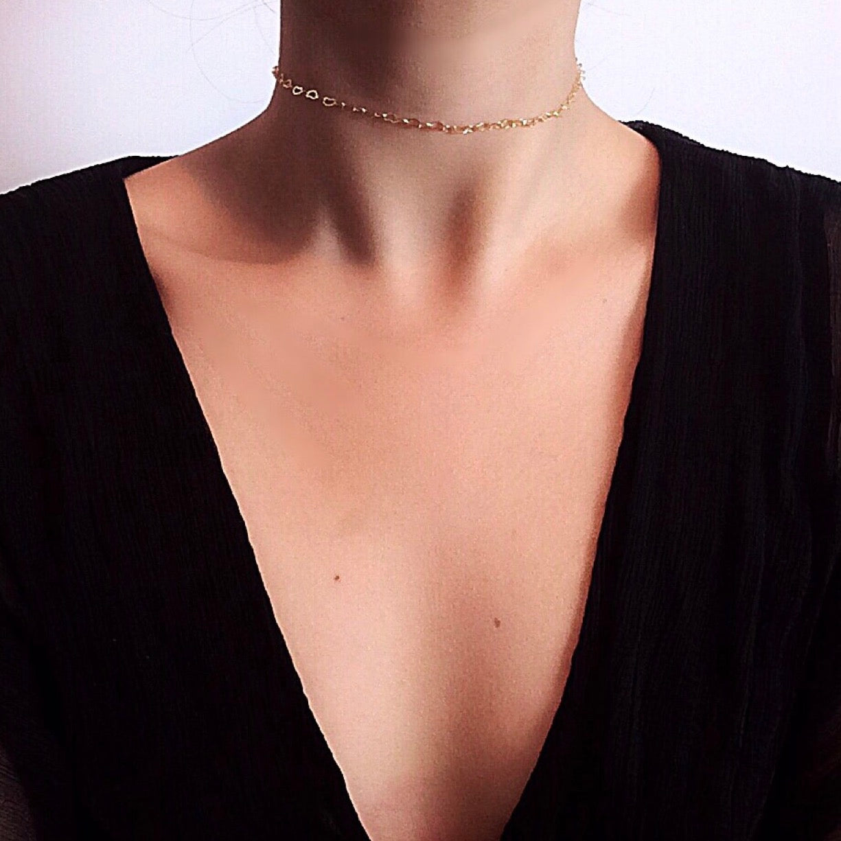 HEART CHOKER NECKLACE