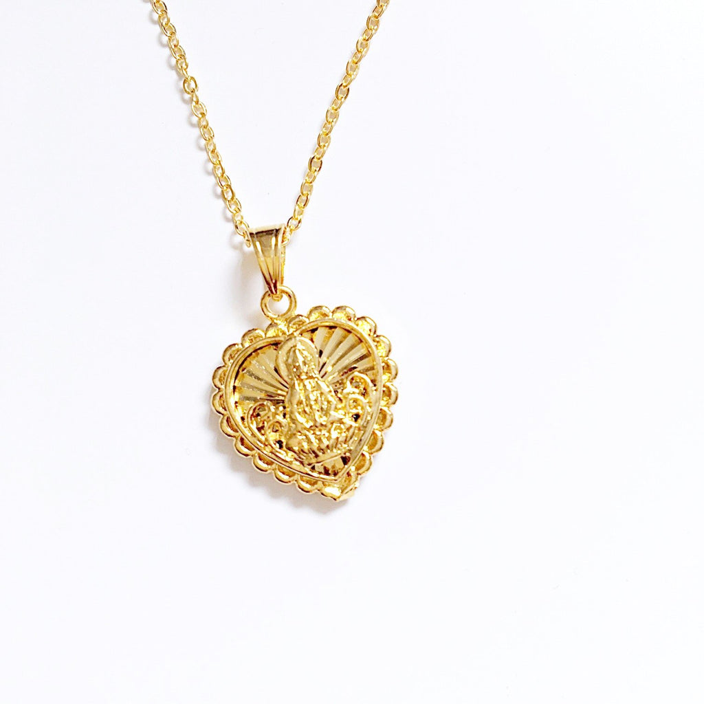 GODDESS HEART PENDANT NECKLACE