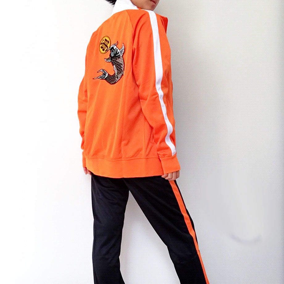 UNISEX FISH ORANGE LIGHT WEIGHT JACKET