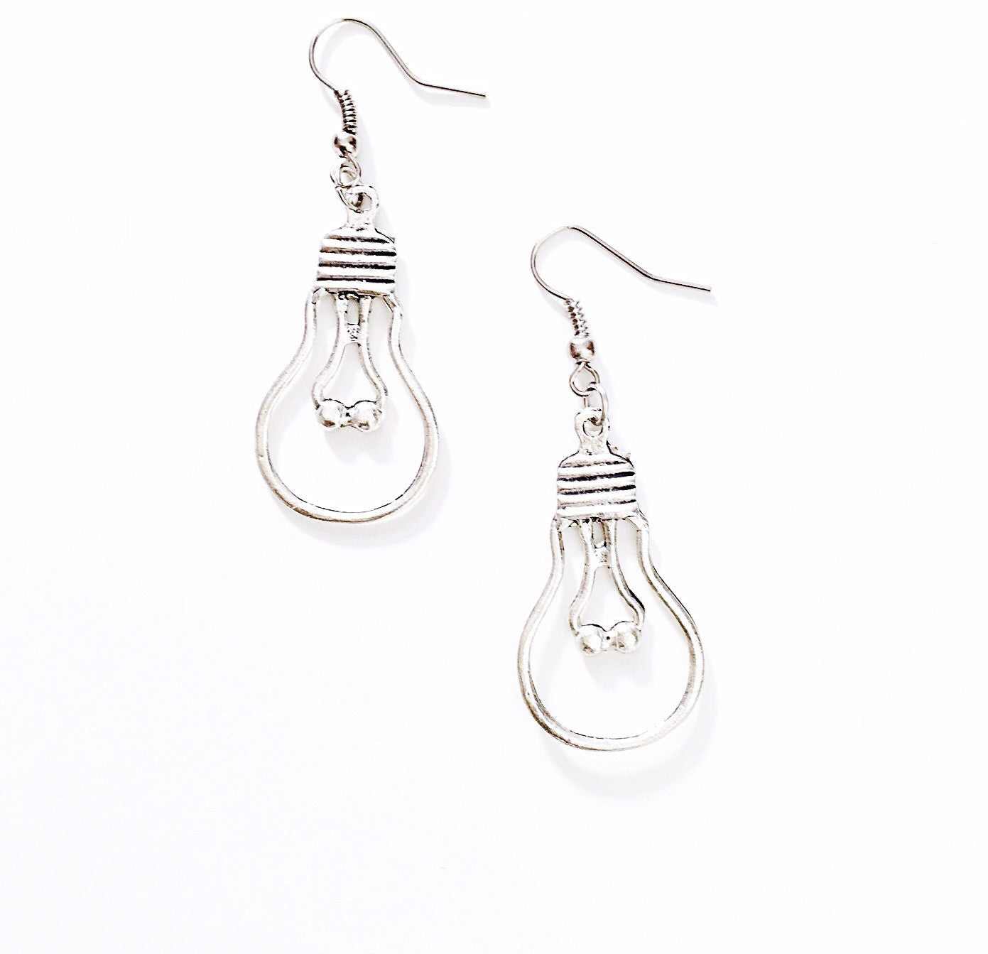 LIGHT BULB PENDANT EARRINGS