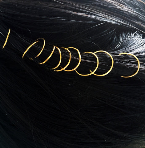 SUPER FINE HAIR RINGS