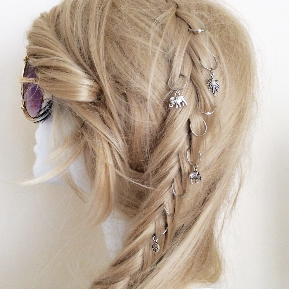 LEAF STAR MOON FESTIVAL HAIR RINGS SET