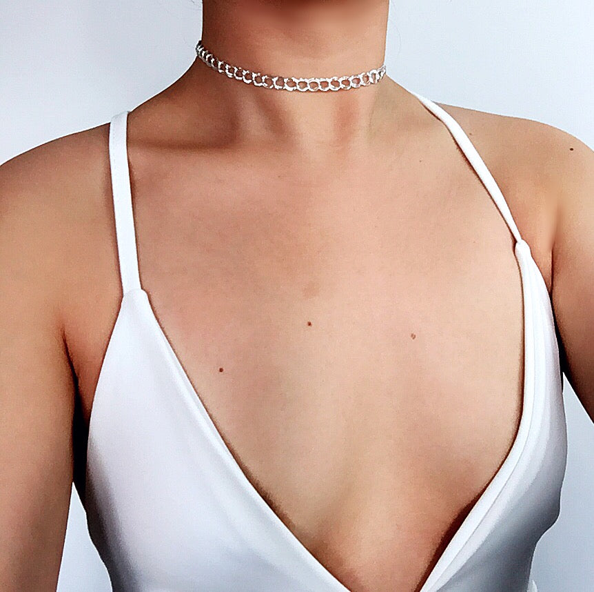 CHAIN CHOKER NECKLACE