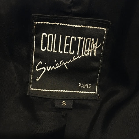 90s VINTAGE LEATHER BUTTONS COAT BLAZER JACKET