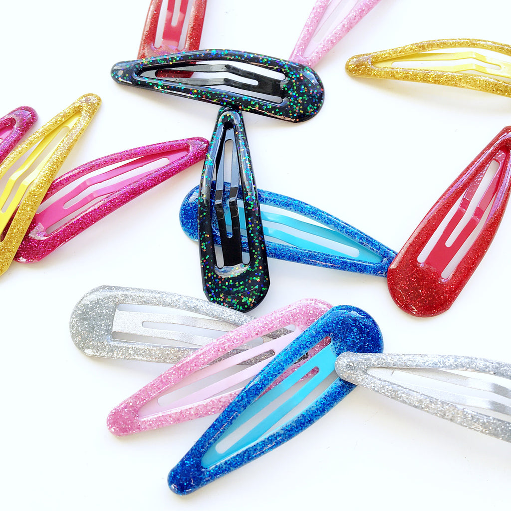 CYBER GLITTER 90S Y2K HAIR CLIPS