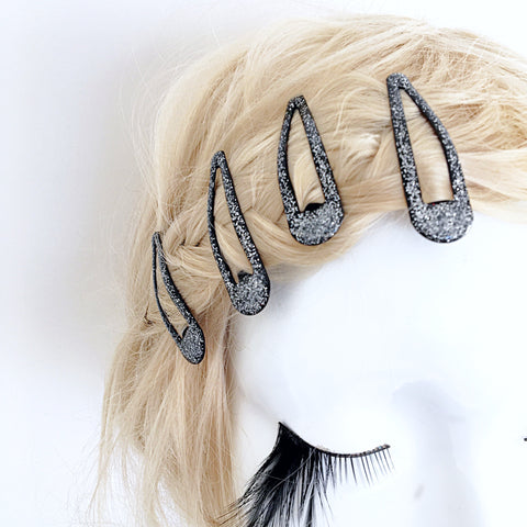 GOTHIC GLITTER 90S Y2K HAIR CLIPS
