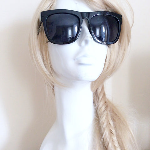 UNISEX BLACK LENS OVERSIZED SUNGLASSES