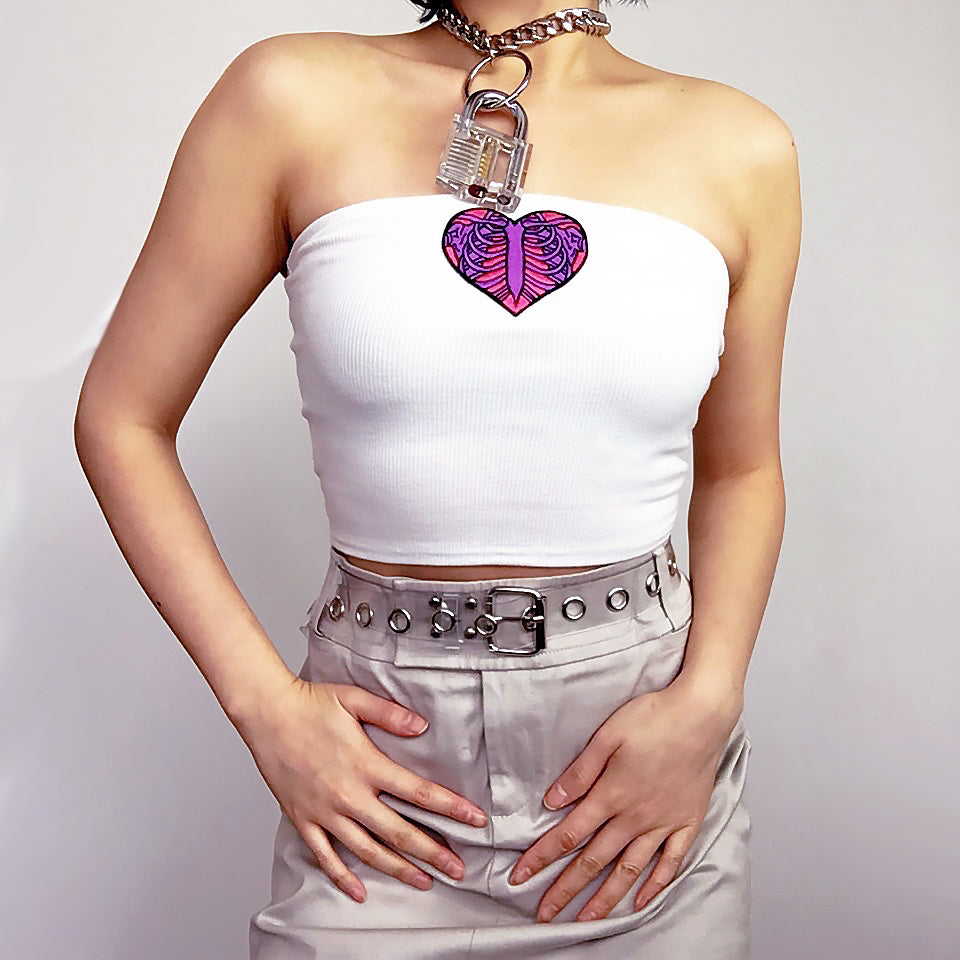 CLEAR EYELET BELT