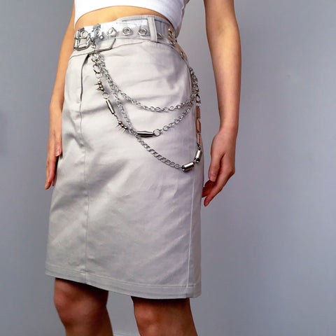 CLEAR EYELET BELT