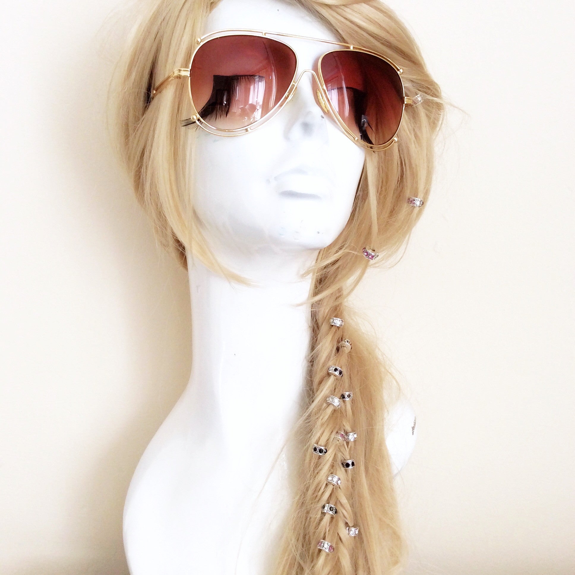 VINTAGE GOLD FRAME AVIATOR SUNGLASSES