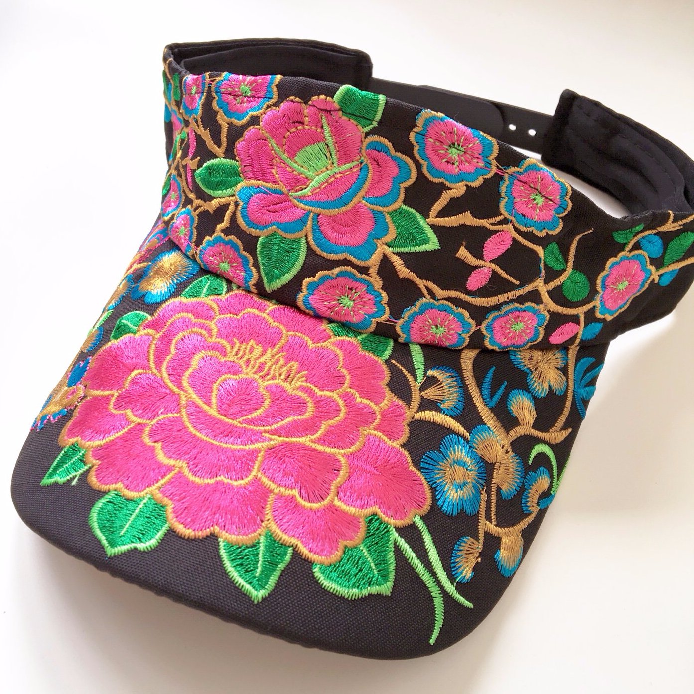 Floral Embroidery Cap Hat