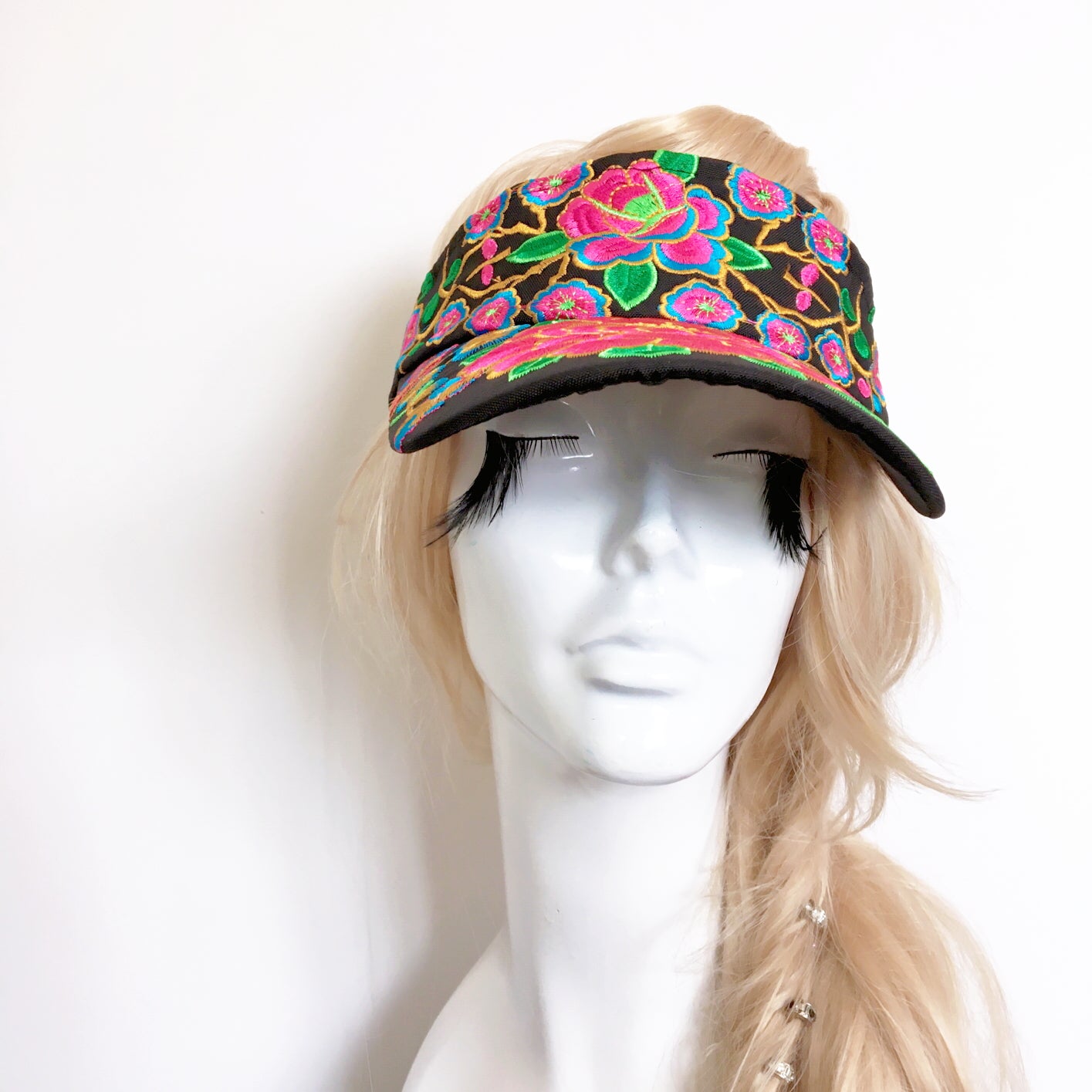 Floral Embroidery Cap Hat