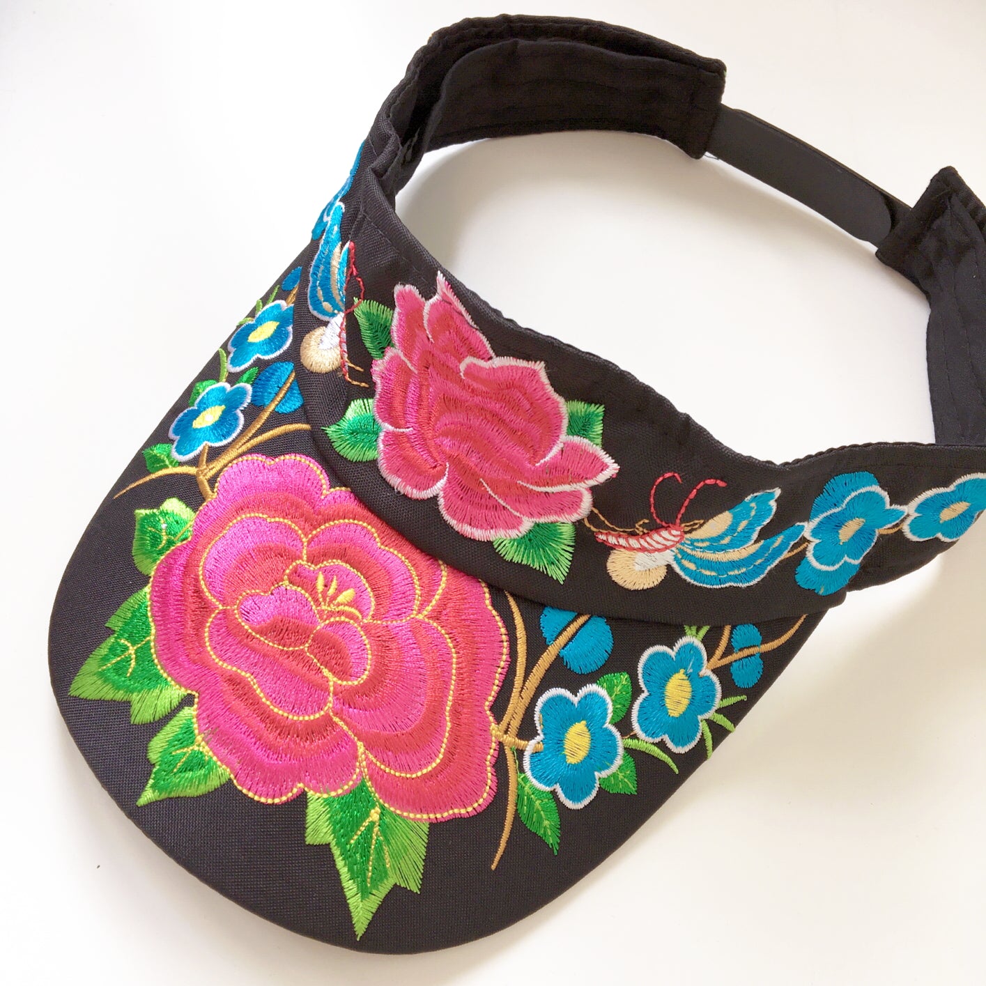 Floral Embroidery Cap Hat