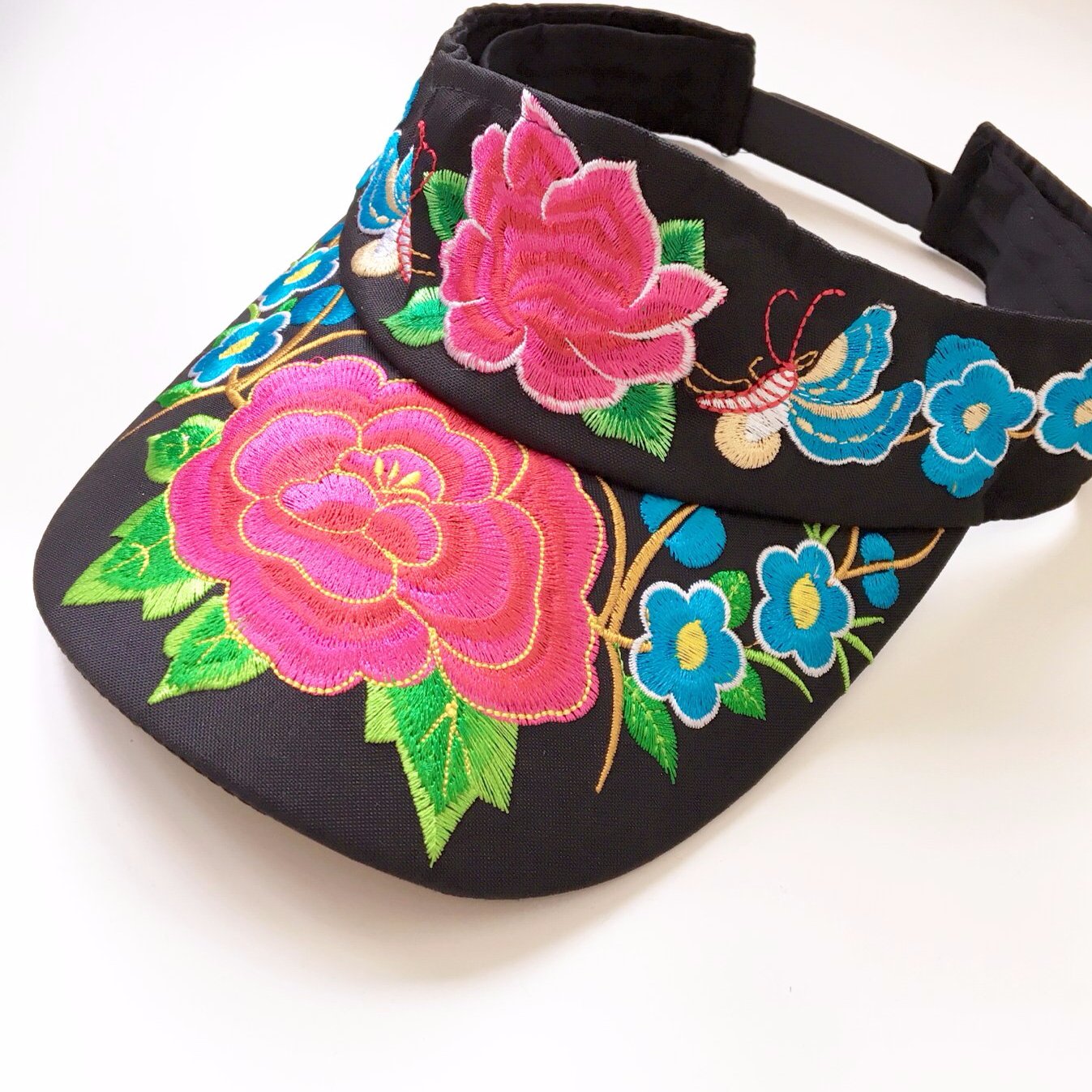 Floral Embroidery Cap Hat