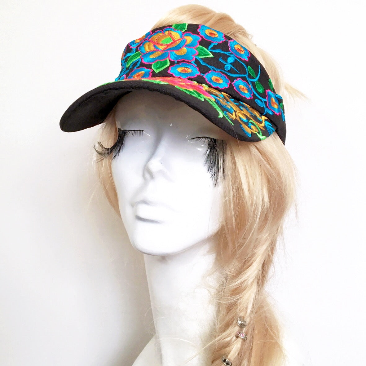 Floral Embroidery Cap Hat