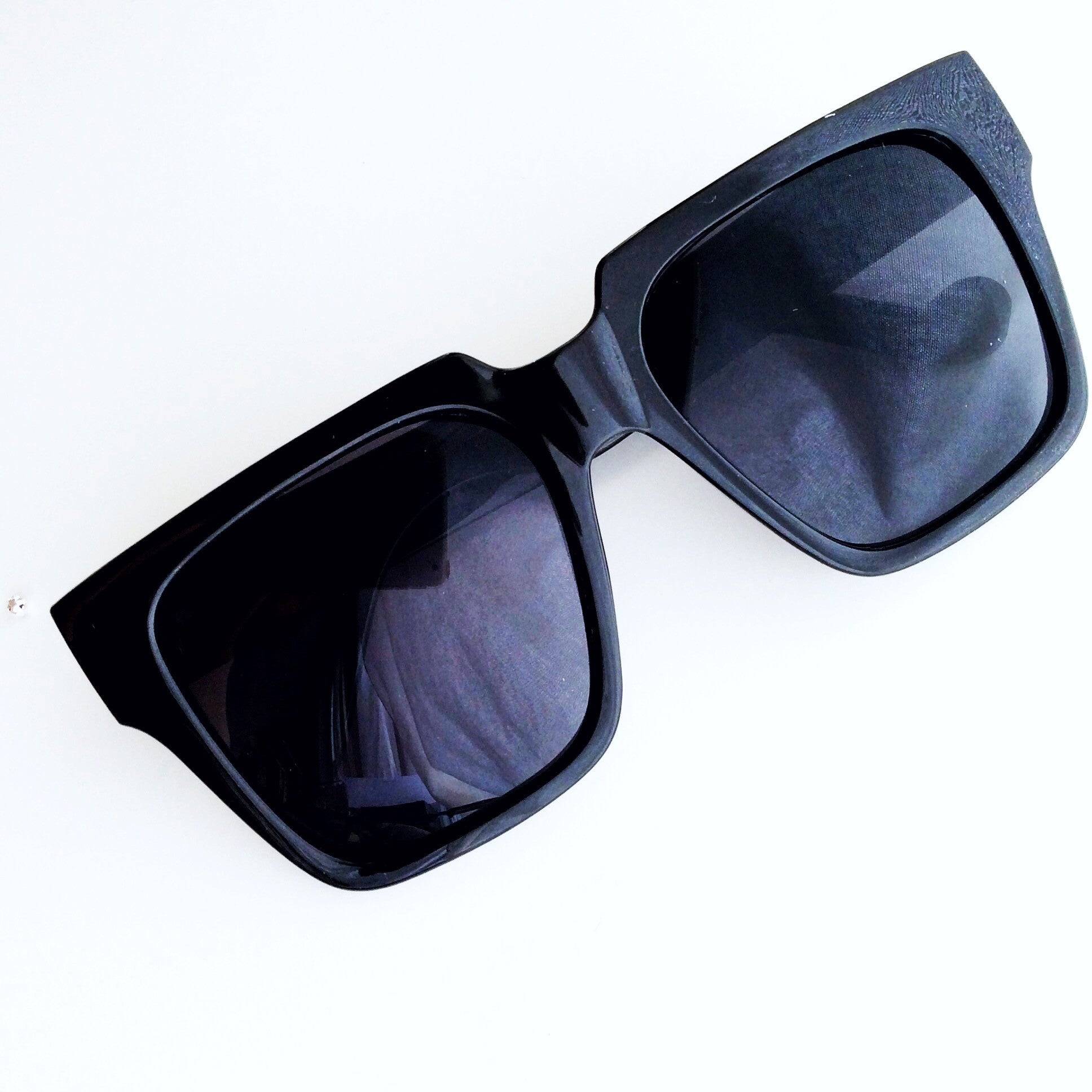 UNISEX BLACK FRAME BLACK LENS SUNGLASSES