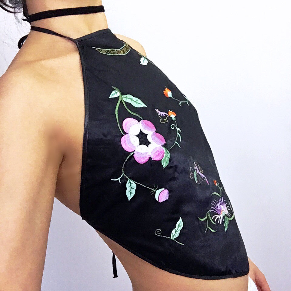 FLORAL SILKY TOP