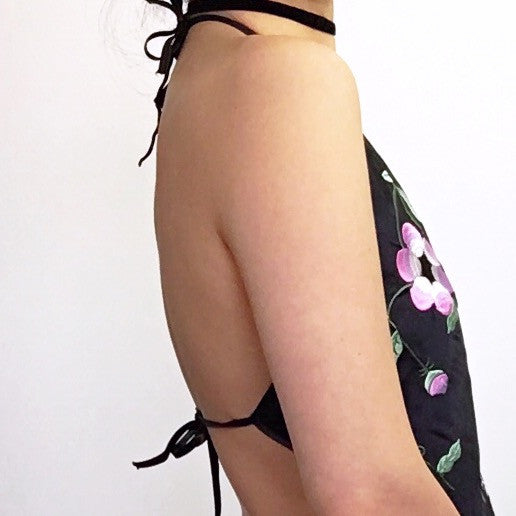 FLORAL SILKY TOP
