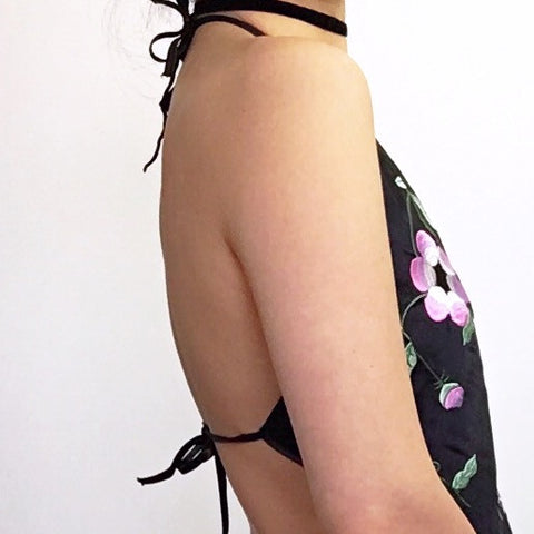 FLORAL SILKY TOP